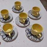 6'lı Türk Kahvesi Fincan Takımı