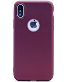 iPhone XS Kılıf Esnek Yapılı İnce Slim Silikon Kapak RYC/Premier