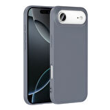iPhone 17 Air İçi Kadife Dolgulu Şık Candy Lansman Silikon Kılıf