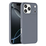 iPhone 17 Pro Max İçi Kadife Dolgulu Şık Candy Lansman Silikon Kılıf