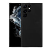 Samsung Galaxy S22 Ultra Kılıf İçi Kadife Dolgulu Kasayı Çizmeyen Sweetish Lansman Premium Kapak