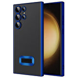 Samsung Galaxy S23 Ultra Kılıf Logo Detaylı ve Parlak NLight Premium Silikon Kapak