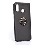 Samsung Galaxy A30  Kılıf Yüzüklü Sağlam Esnek Ringo Silikon Kapak