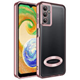 Samsung Galaxy A34 Kılıf Logo Detaylı ve Parlak NLight Premium Silikon Kapak