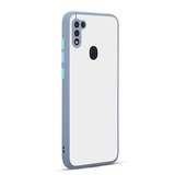 Samsung Galaxy M11 Kenarları Renkli Arkası Buğulu Şık Hux Silikon Kılıf