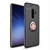 Samsung Galaxy S9 Plus  Kılıf Yüzüklü Sağlam Esnek Ringo Silikon Kapak