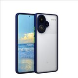 Redmi Note 13 5G Kılıf Kenarları Renkli ve Buğugu Hux Silikon Kapak