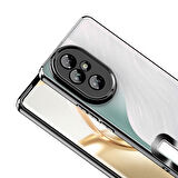 Redmi Note 8 Kılıf Kenarları Lazer Renkli ve Logo Detaylı Şık Esnek Premium Silikon Kapak RYC/Omega
