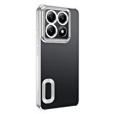 Xiaomi 14T Pro Kılıf Logo Detaylı ve Parlak NLight Premium Silikon Kapak