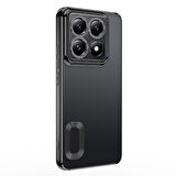 Xiaomi 14T Pro Kılıf Logo Detaylı ve Parlak NLight Premium Silikon Kapak