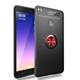 Xiaomi Mi Max 2 Kılıf Yüzüğü Stant ve Araç Tutucu Olabilen Şık Esnek Premium Silikon Kapak RYC/Ravel