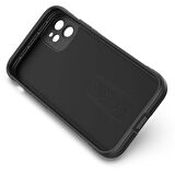 İphone 11 Kılıf Oyuk Tasarımlı Veltox Premium Esnek TPU Silikon Kapak