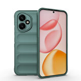 Honor 400 Kılıf İçi Kadife Dolgulu Dalga Tutma Haznelli Premium TPU Silikon Kapak RYC/Etnik