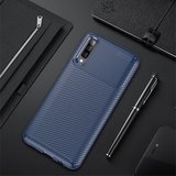 Samsung Galaxy A70 Kılıf Karbon Desenli Şık Negro Premium Silikon Kapak