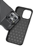 Samsung Galaxy M12 Kılıf Karbon Desenli Şık Negro Premium Silikon Kapak