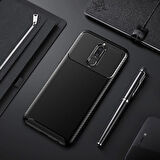 Huawei Mate 10 Lite Kılıf Karbon Desenli Şık Negro Premium Silikon Kapak