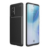 Huawei Nova 8İ Kılıf Karbon Desenli Şık Tamia Premium Silikon Kapak
