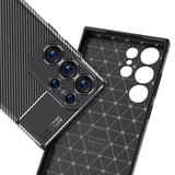 Huawei Nova 8İ Kılıf Karbon Desenli Şık Tamia Premium Silikon Kapak