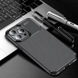 Oppo Reno Kılıf Karbon Desenli Şık Negro Premium Silikon Kapak