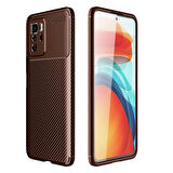 Poco X3 GT Kılıf Karbon Desenli Şık Tamia Premium Silikon Kapak