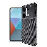 Redmi Note 13 Pro 4G Kılıf Karbon Desenli Şık Tamia Premium Silikon Kapak
