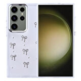 Samsung Galaxy S25 Ultra Kılıf Figürlü ve Sert Yapılı Şeffaf Sağlam Premium Silikon Kapak RYC/Kutup