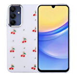 Samsung Galaxy A15 Mini Figürlü ve Kamera Çerçeveli Ultra Sağlam Sararmaz Pole Premium Kapak