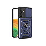 Samsung Galaxy A34 Kılıf Kamera Sürgülü Tam Koruma Lyon Kapak