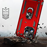 Samsung Galaxy M20 Çift Katmanlı ve Yüzüklü Tam Koruma Vega Premium Kılıf