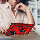 Samsung Galaxy M22 Kılıf Tam Koruma Çift Katmanlı İbiza Sert Silikon Kapak