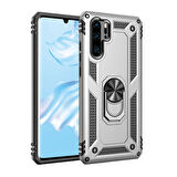 Huawei P30 Pro Çift Katmanlı ve Yüzüklü Tam Koruma Vega Premium Kılıf