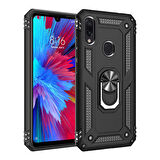 Redmi Note 7 Çift Katmanlı ve Yüzüklü Tam Koruma Vega Premium Kılıf