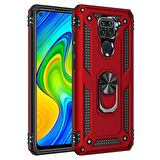 Redmi Note 9 Kılıf Tam Koruma Çift Katmanlı İbiza Sert Silikon Kapak
