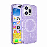 iPhone 16 Pro Kılıf Işıltılı ve Magsafe Özellikli Starsafe Premium Kapak