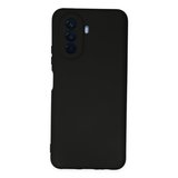 Huawei Nova Y70 Kılıf İçi Kadife Kaplı Nano Silikon Kapak - Siyah
