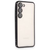 Samsung Galaxy S24 Kılıf Kamera Lens Korumalı Razer Lens Silikon Kapak - Siyah