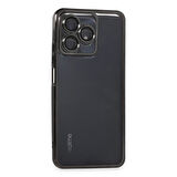 Realme C53 Kılıf Kamera Lens Korumalı Parlak Silikon Kapak RYC/Razer Lens - Siyah