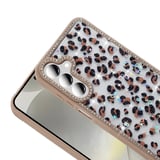 Samsung Galaxy A26 Kılıf Taşlı ve Sim Süsleme Tasarımlı Azra Premium Sert Silikon Kapak