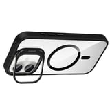 iPhone 16 Pro Max Kılıf Lens Koruyucu Hediyeli ve Kamera Bölmesi Standlı Kapak RYC/Etro