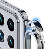 iPhone 12 Kılıf Magsafe Özellikli ve Şerit Renkli Premium TPU Silikon Kapak RYC/Flet