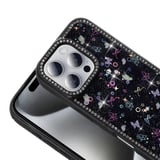 Samsung Galaxy A26 Kılıf Mini Desenli Taşlı ve Simli Sert Premium Siikon Kapak Royal Case/Azra