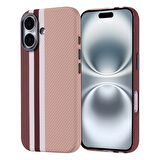 iPhone 16 Kılıf Magsafe Destekli Ultra İnce Karbon Fiber Desenli Slimfiber Premium Kapak