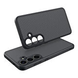 Samsung Galaxy S25 Plus Kılıf Karbon Fiber Görünümlü Magsafe Destekli Şık Beira Premium Kapak