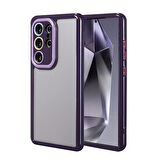 Samsung Galaxy S24 Ultra Kılıf Renkli ve Kamera Korumalı Şık Zyrak Premium Silikon Kapak