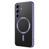 Samsung Galaxy S24 Kılıf Magsafe ve Kamera Korumalı Şık Demre Premium Kapak