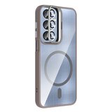 Samsung Galaxy S24 Kılıf Standlı ve Lens Hediyeli Telen M-Safe Case Cover Kapak