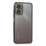 Redmi Note 11E Kılıf Kamera Lens Korumalı Razer Lens Silikon Kapak - Yeşil