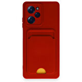 Poco X5 Pro 5G Kılıf Kart Hazneli Esnek Kelvin Silikon Kapak