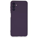 Samsung Galaxy A14 4G Kılıf İçi Kadife Kaplı Nano Silikon Kapak - Mor