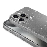 Samsung Galaxy S24 Ultra Kılıf Parlak Simli ve Kamera Korumalı Spoty Silikon Kapak